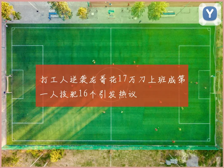打工人逆袭龙哥花17万刀上班成第一人技犯16个引发热议