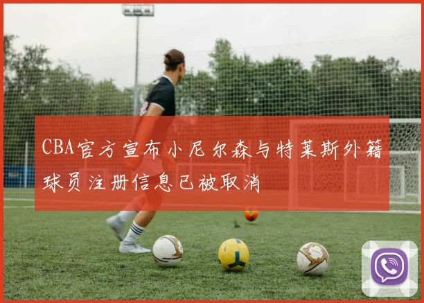 CBA官方宣布小尼尔森与特莱斯外籍球员注册信息已被取消